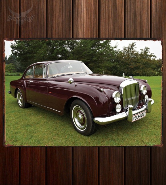 Металлическая табличка Bentley S2 Continental Coupe by Mulliner Металлическая табличка Bentley S2 Continental Coupe by Mulliner